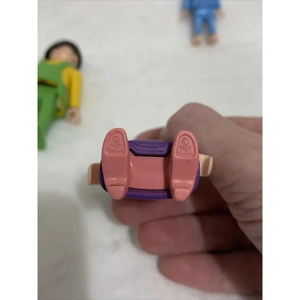 Vintage Playmobil Geobra Figures Lot  1974 1987 1990 Collectible Toys 2